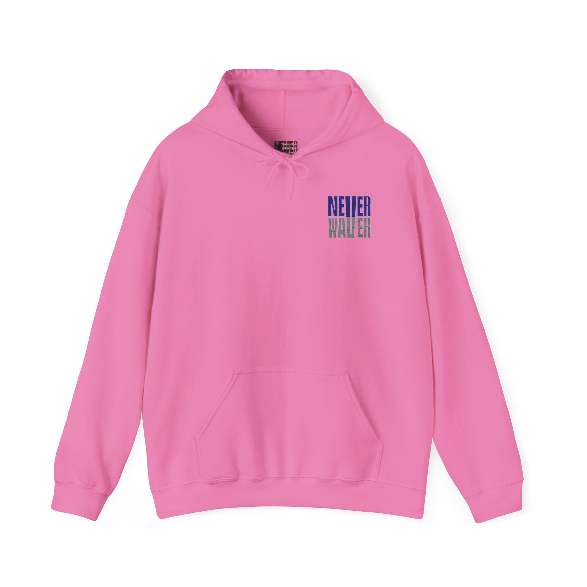 Never Waver Unisex Hoodie - Inspirational Heavy Blend Sweatshirt - Never Waver
