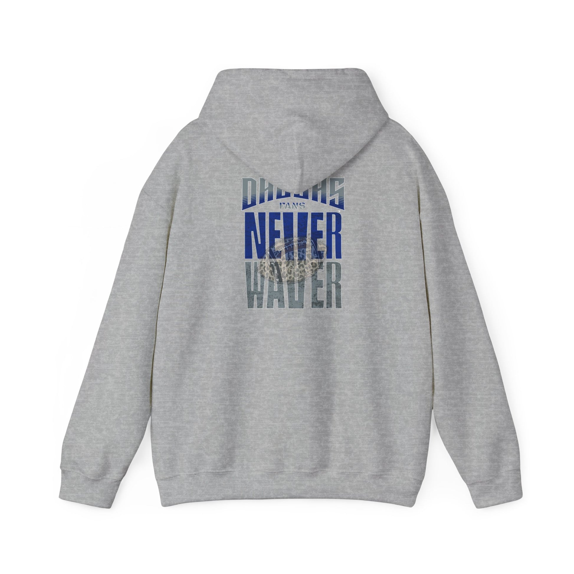 Never Waver Unisex Hoodie - Inspirational Heavy Blend Sweatshirt - Never Waver