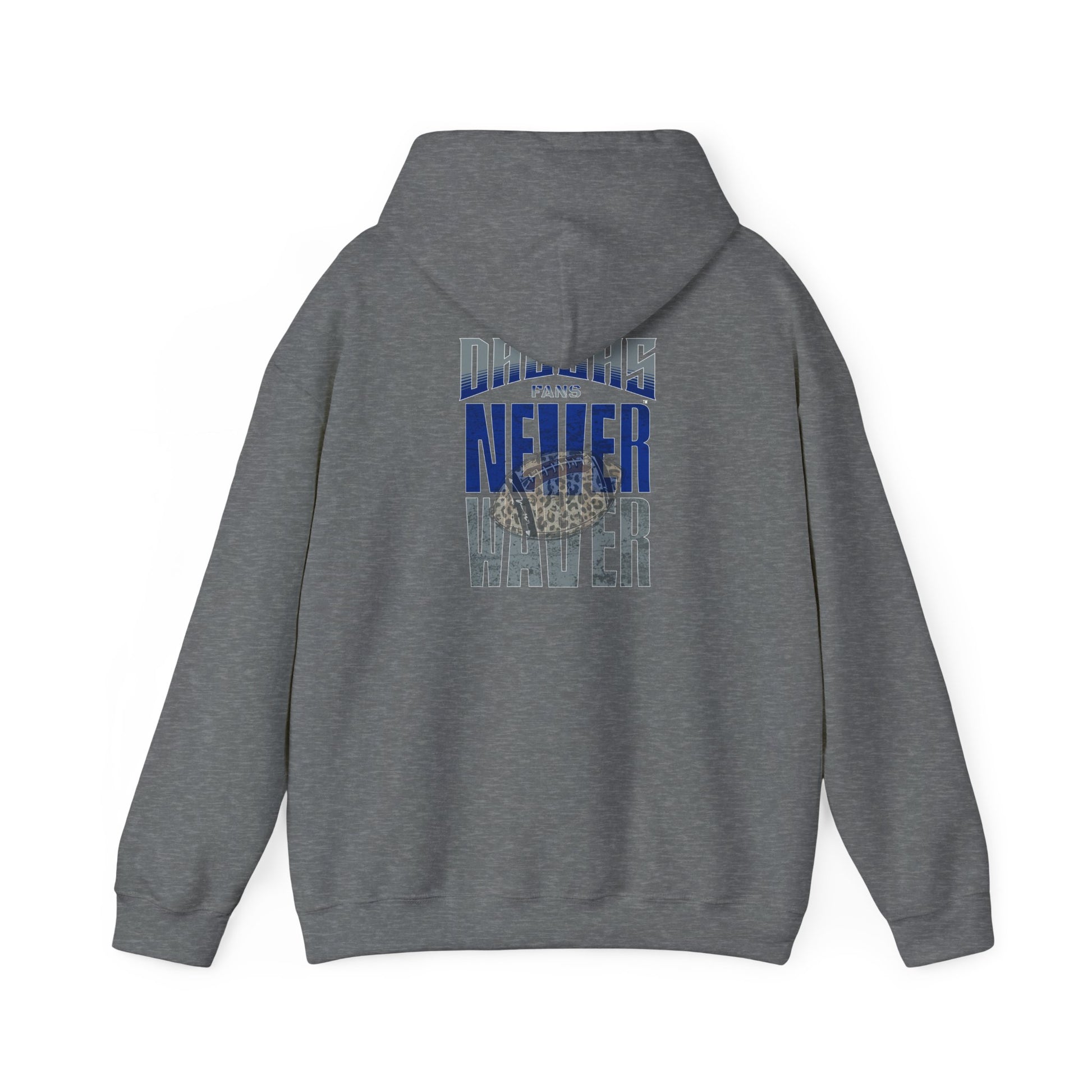 Never Waver Unisex Hoodie - Inspirational Heavy Blend Sweatshirt - Never Waver