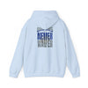 Never Waver Unisex Hoodie - Inspirational Heavy Blend Sweatshirt - Never Waver