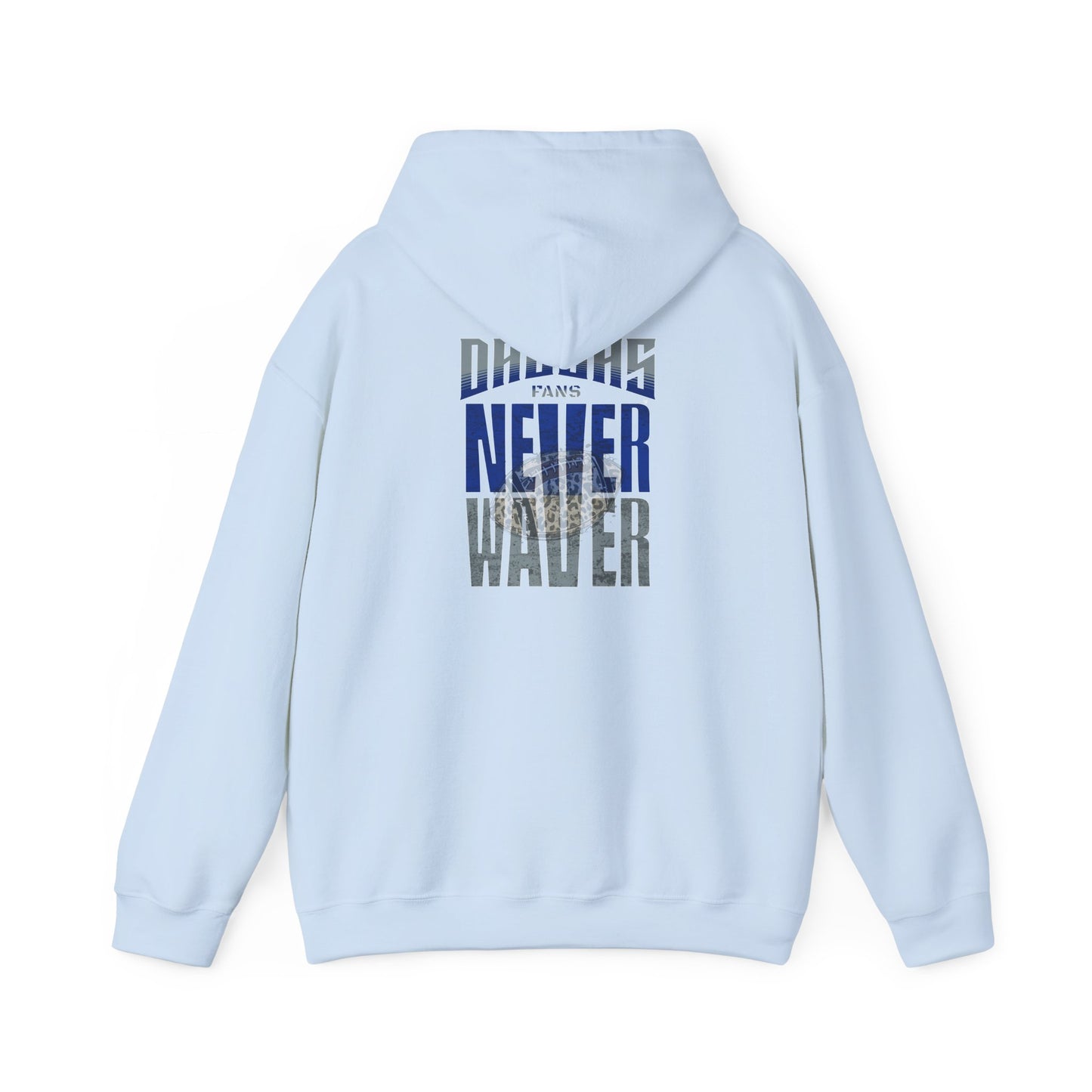 Never Waver Unisex Hoodie - Inspirational Heavy Blend Sweatshirt - Never Waver