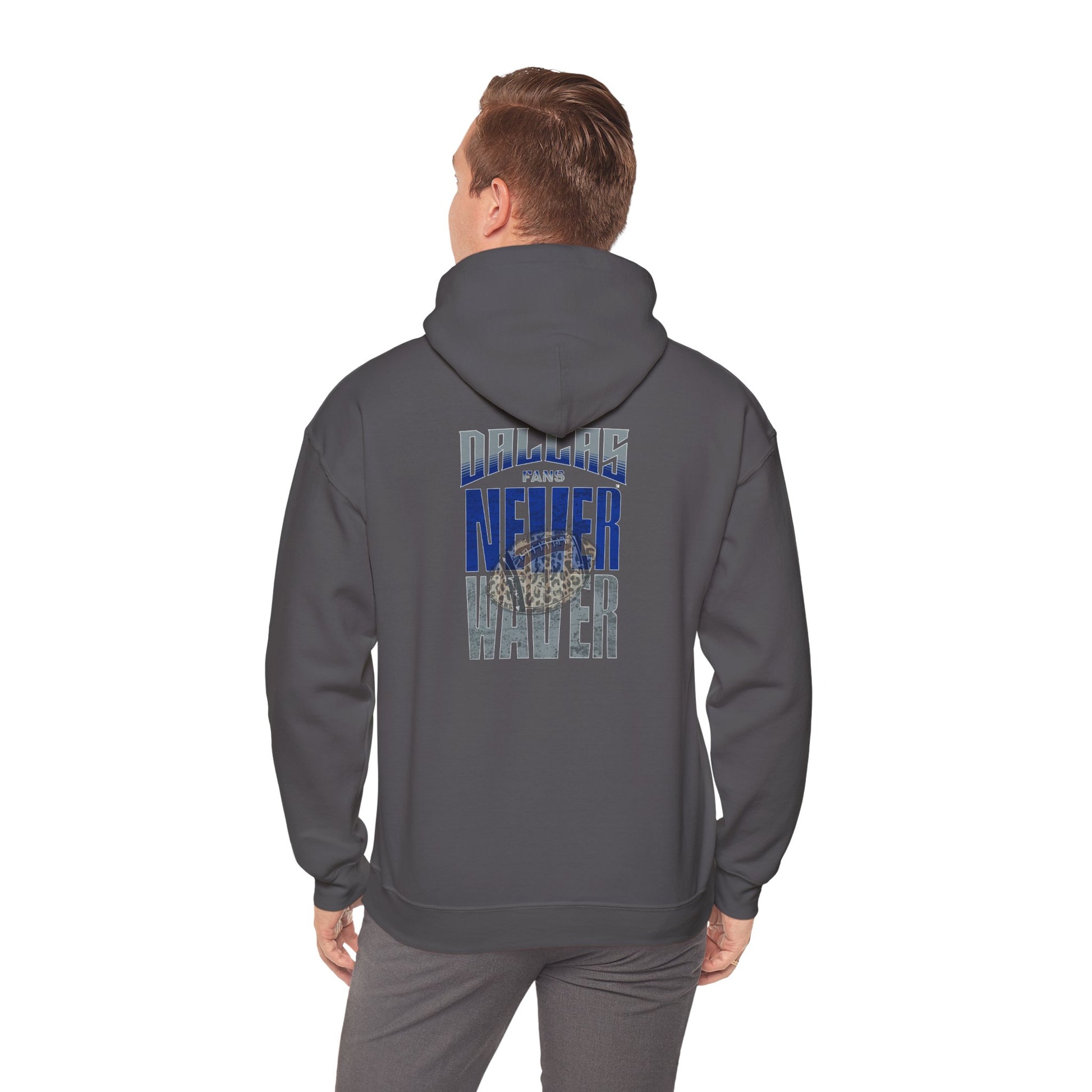Never Waver Unisex Hoodie - Inspirational Heavy Blend Sweatshirt - Never Waver
