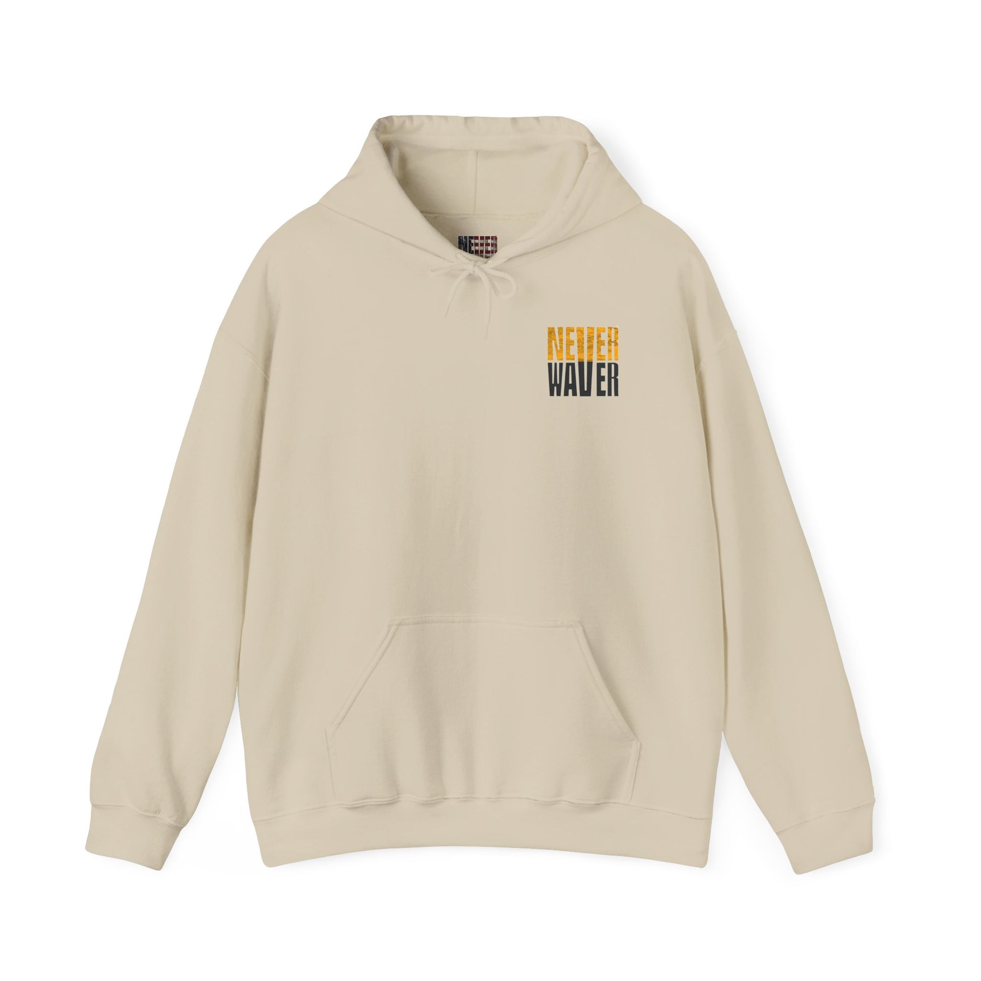 Pittsburgh Hoodie w Leopard Football - Unisex Heavy Blend Sweatshirt - Never Waver