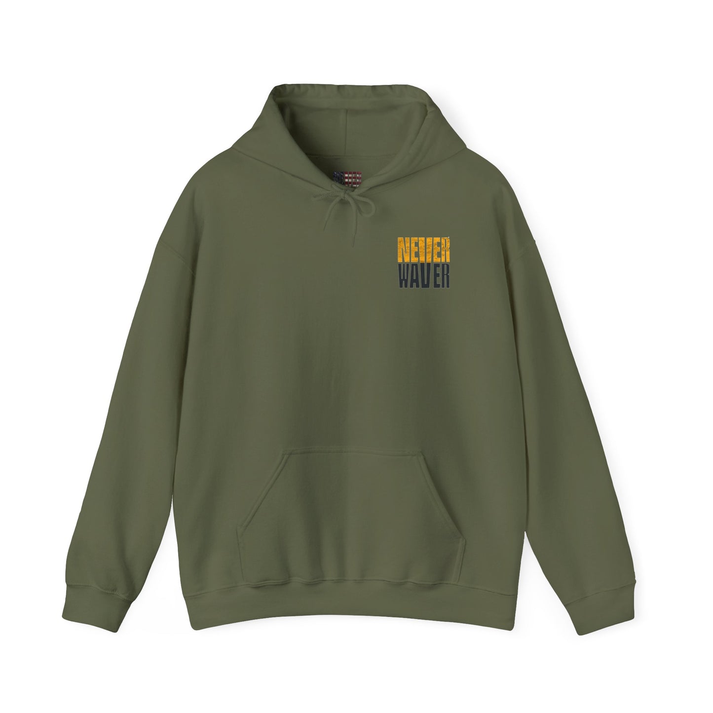 Pittsburgh Hoodie w Leopard Football - Unisex Heavy Blend Sweatshirt - Never Waver