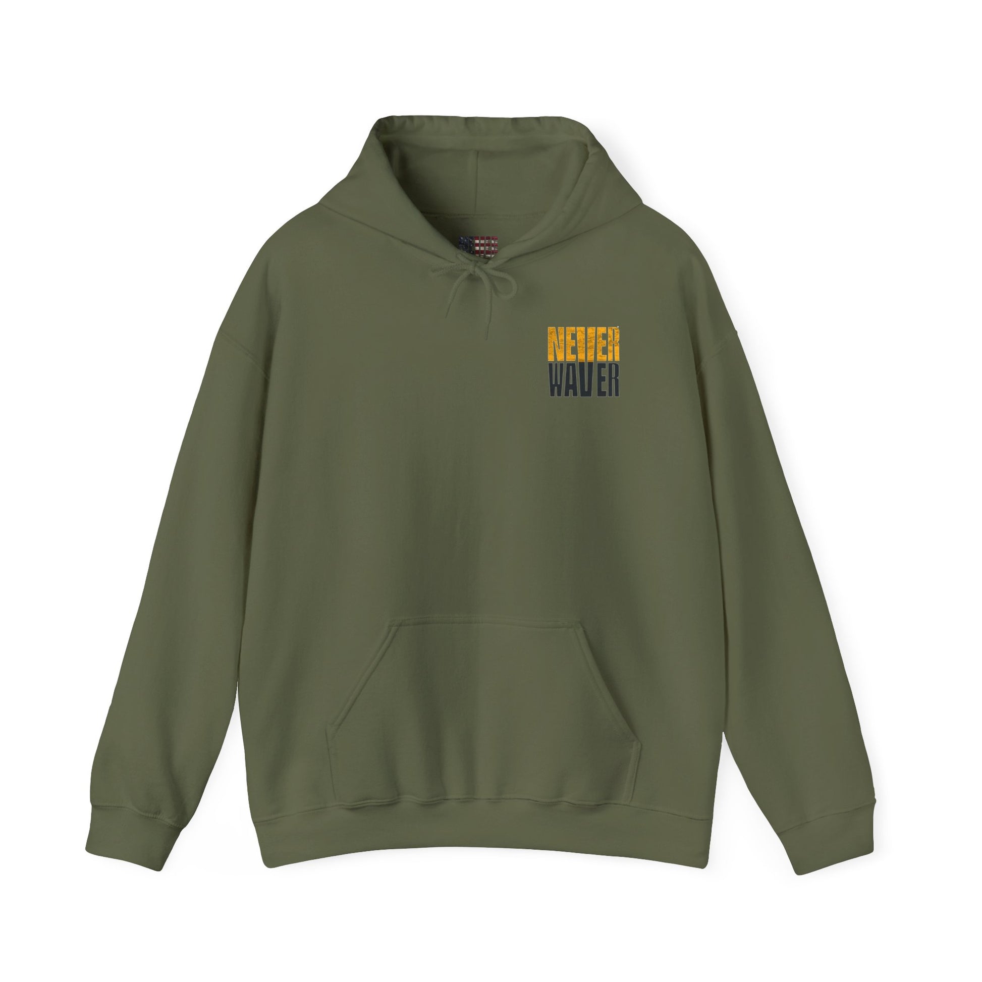 Pittsburgh Hoodie w Leopard Football - Unisex Heavy Blend Sweatshirt - Never Waver