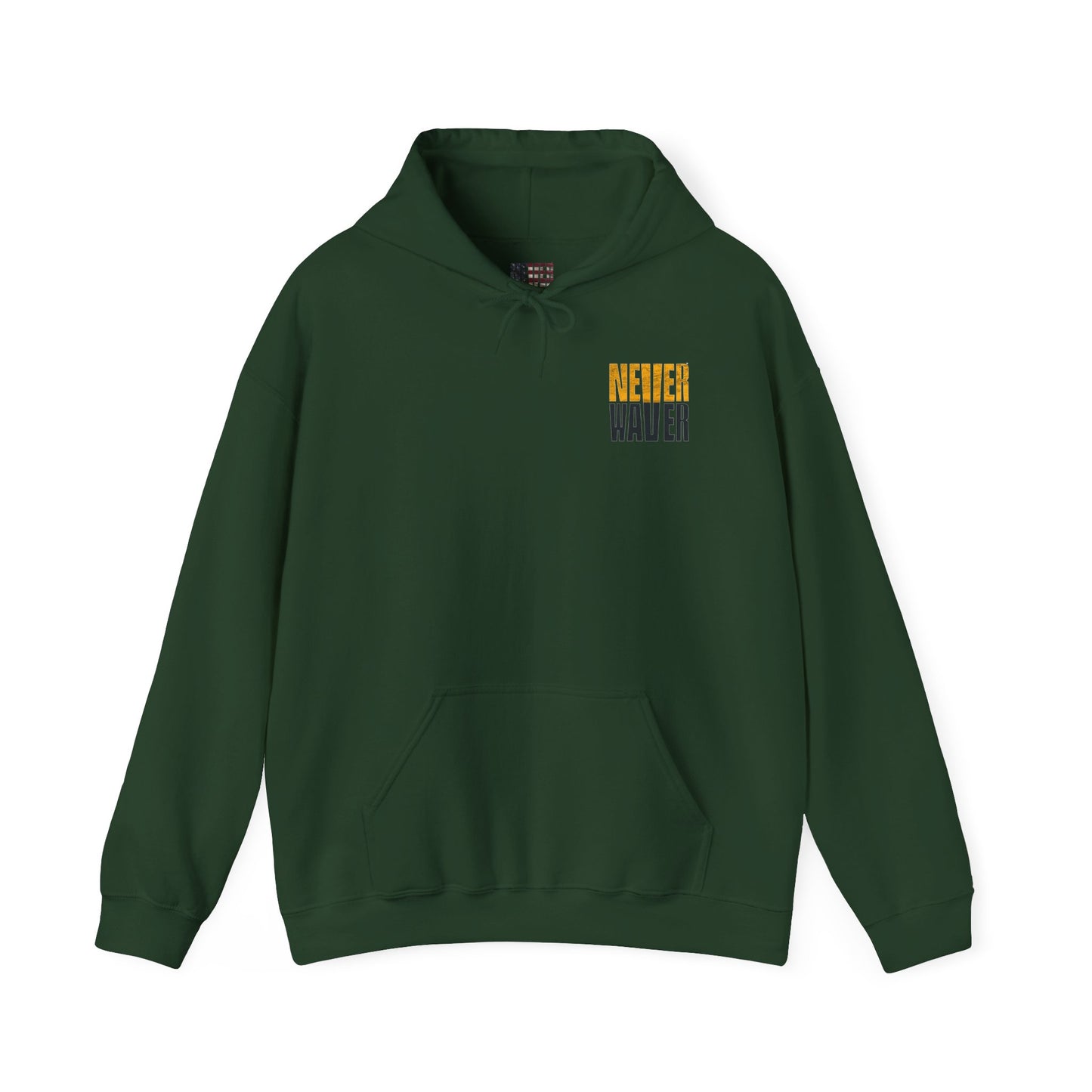 Pittsburgh Hoodie w Leopard Football - Unisex Heavy Blend Sweatshirt - Never Waver