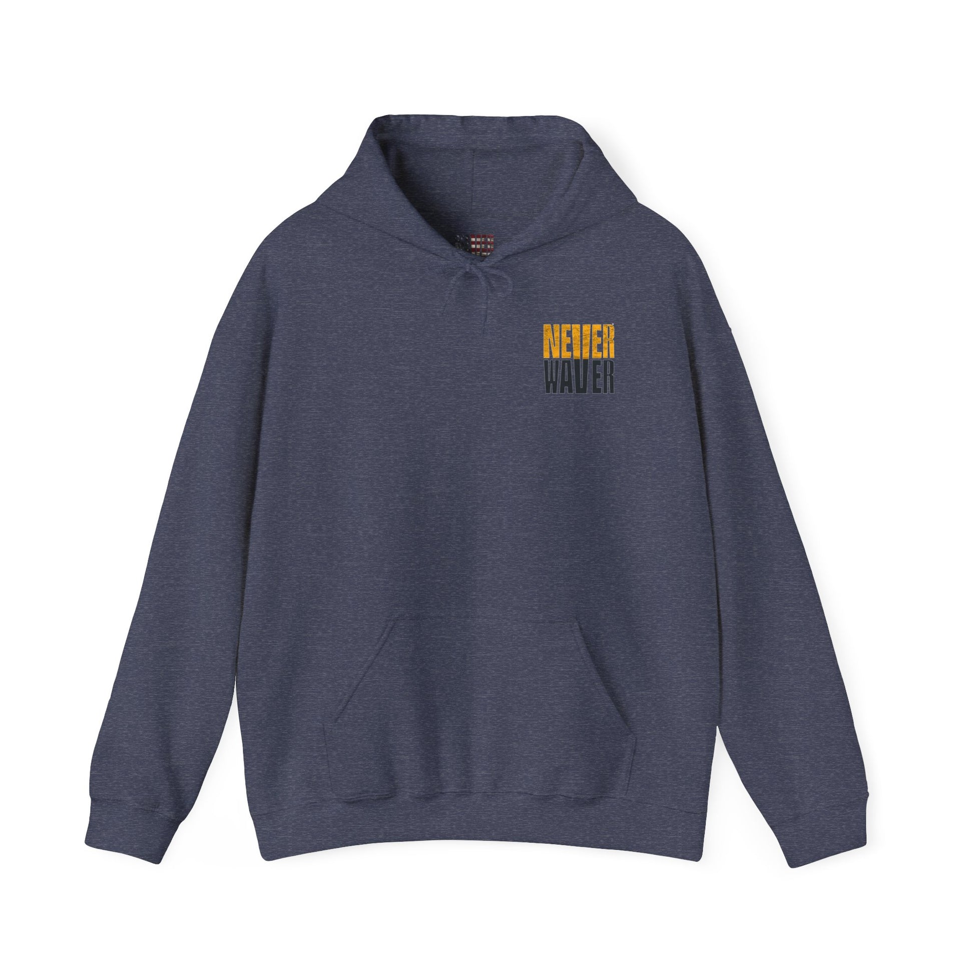 Pittsburgh Hoodie w Leopard Football - Unisex Heavy Blend Sweatshirt - Never Waver