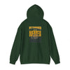 Pittsburgh Hoodie w Leopard Football - Unisex Heavy Blend Sweatshirt - Never Waver