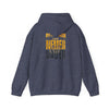 Pittsburgh Hoodie w Leopard Football - Unisex Heavy Blend Sweatshirt - Never Waver