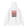 Tampa Bay Fans  Never Waver  w Leopard Football Unisex Heavy Blend™ Hoodie - Perfect for Sports Fans - Never Waver