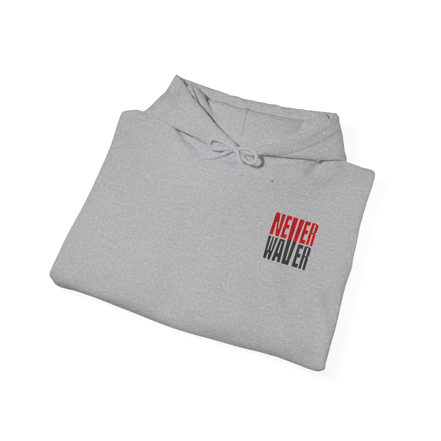 Tampa Bay Fans  Never Waver  w Leopard Football Unisex Heavy Blend™ Hoodie - Perfect for Sports Fans - Never Waver