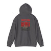 Tampa Bay Fans  Never Waver  w Leopard Football Unisex Heavy Blend™ Hoodie - Perfect for Sports Fans - Never Waver