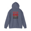 Tampa Bay Fans  Never Waver  w Leopard Football Unisex Heavy Blend™ Hoodie - Perfect for Sports Fans - Never Waver