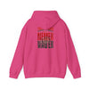 Tampa Bay Fans  Never Waver  w Leopard Football Unisex Heavy Blend™ Hoodie - Perfect for Sports Fans - Never Waver