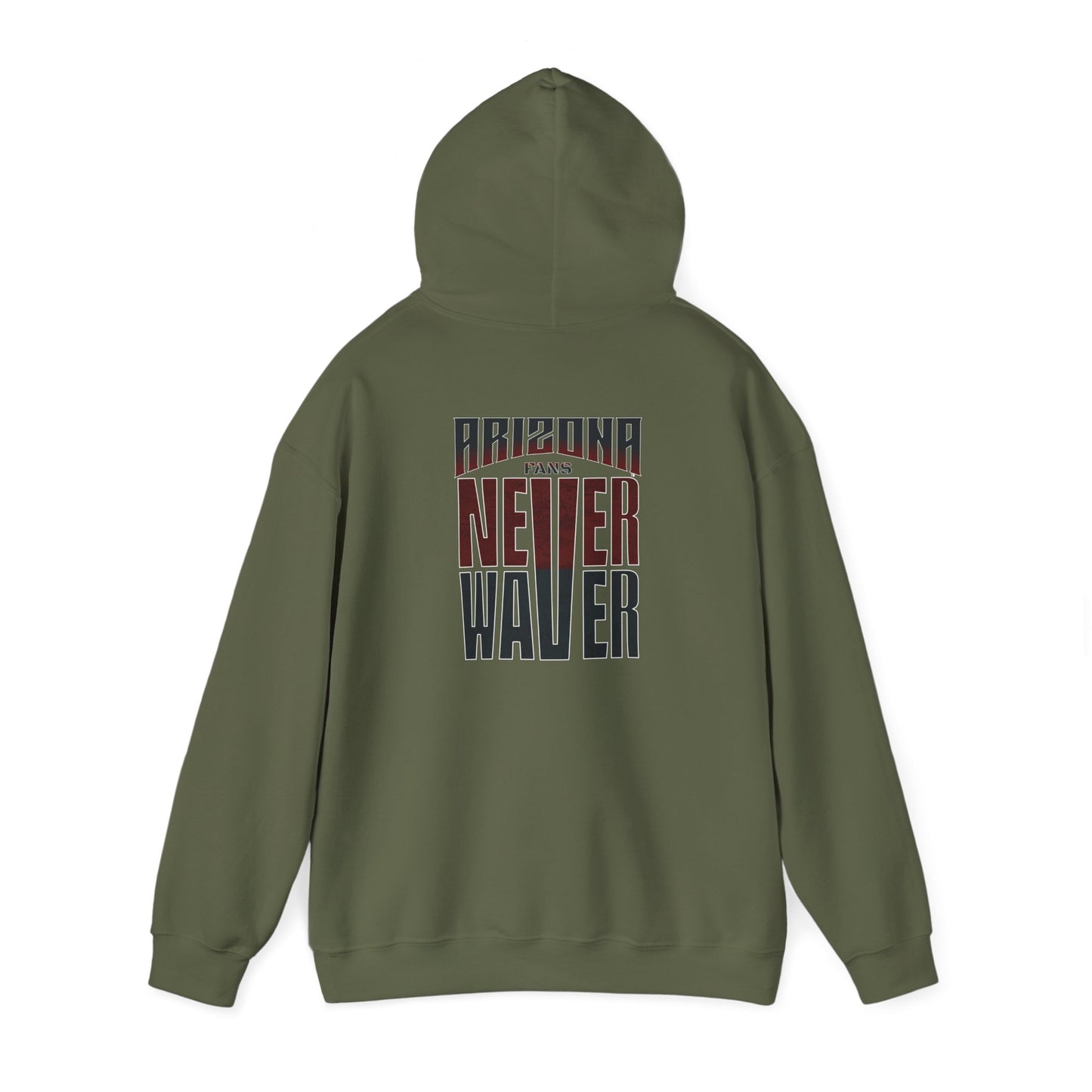 Unisex Heavy Blend™ Hooded Sweatshirt - Arizona Fans Never Waver Edition for Fans - Never Waver
