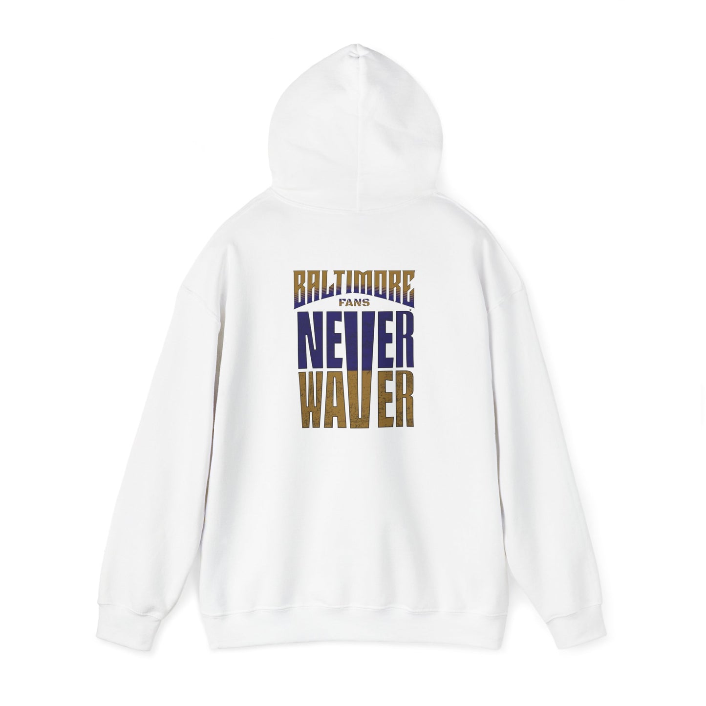 Unisex Heavy Blend™ Hooded Sweatshirt - Baltimore Fans Never Waver - Never Waver