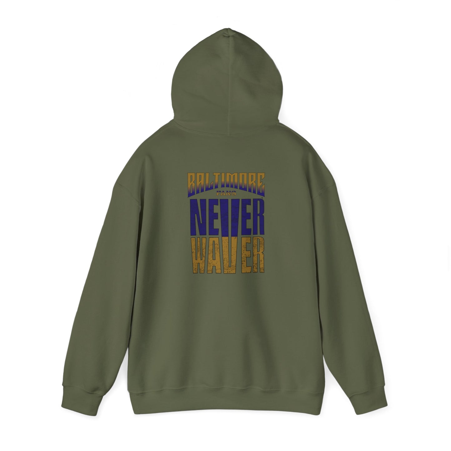 Unisex Heavy Blend™ Hooded Sweatshirt - Baltimore Fans Never Waver - Never Waver