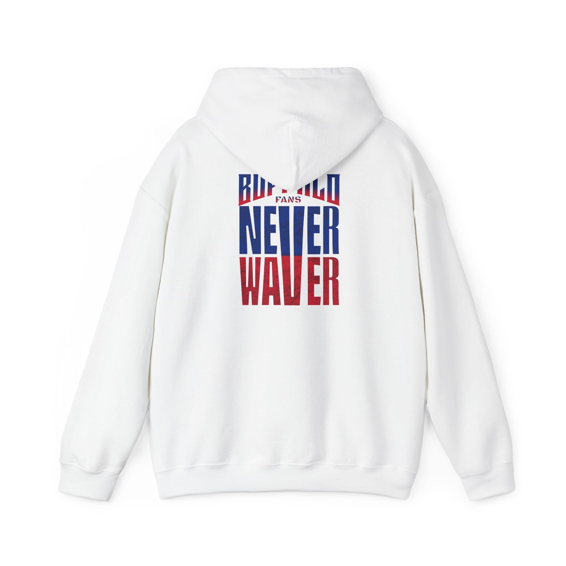 Unisex Heavy Blend™ Hooded Sweatshirt - Buffalo Fans 'Never Waver' Hoodie - Never Waver