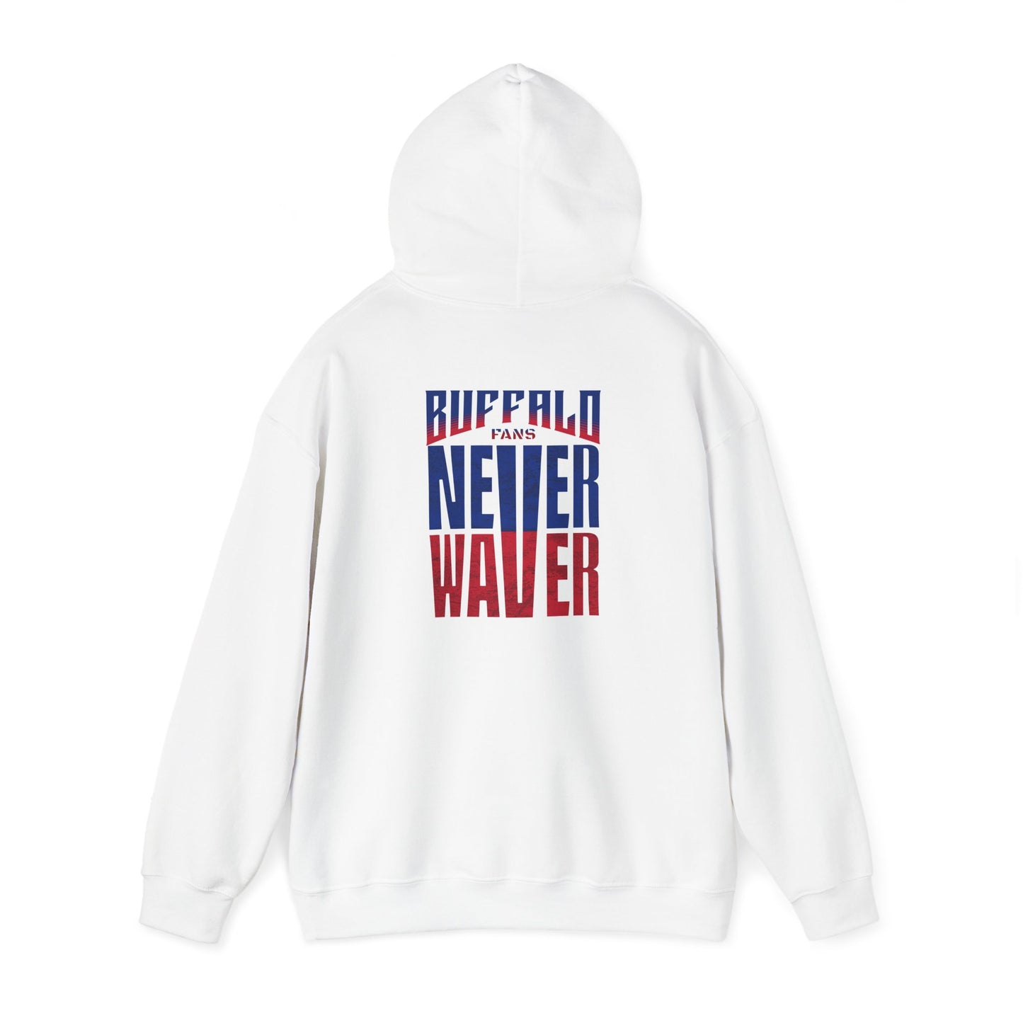 Unisex Heavy Blend™ Hooded Sweatshirt - Buffalo Fans 'Never Waver' Hoodie - Never Waver