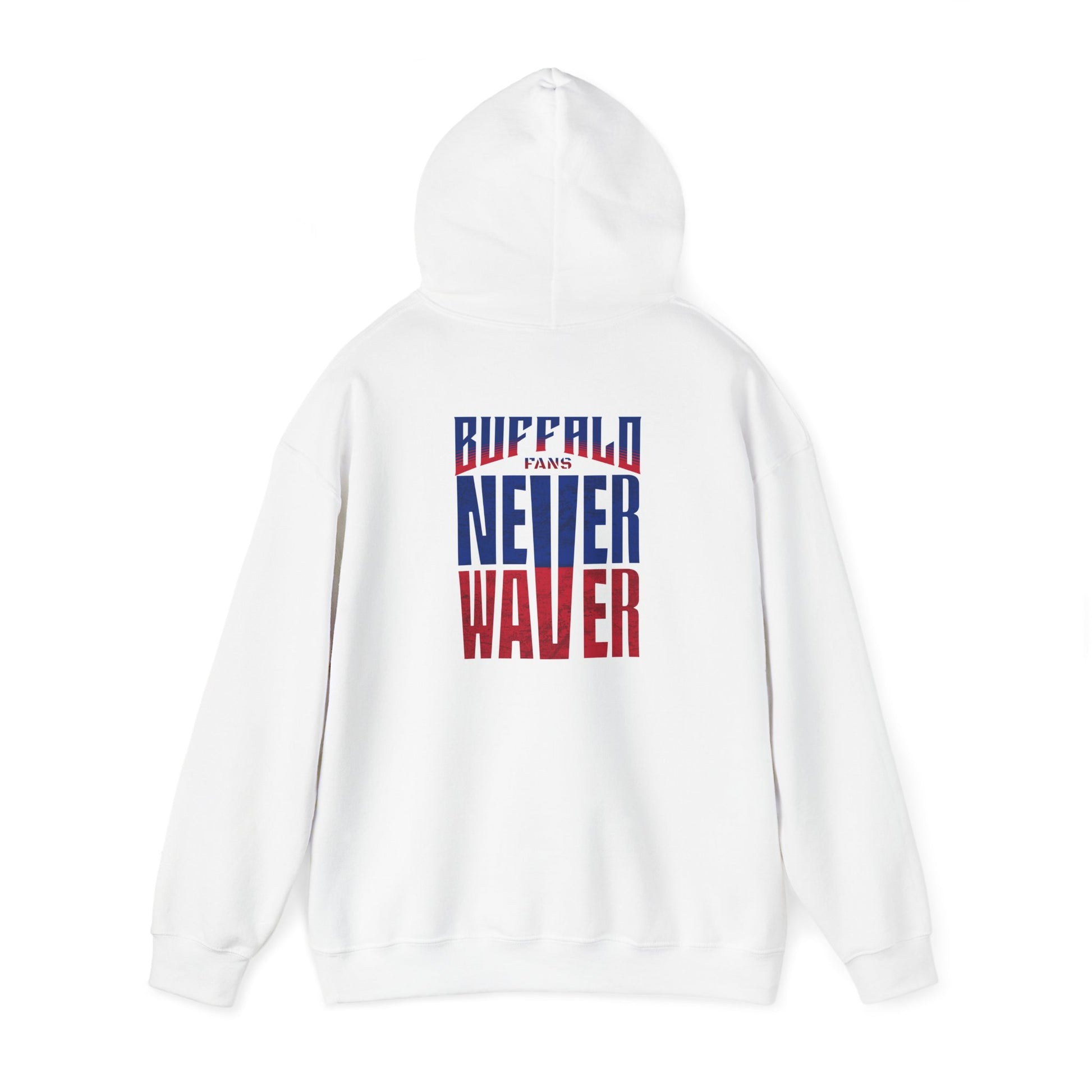 Unisex Heavy Blend™ Hooded Sweatshirt - Buffalo Fans 'Never Waver' Hoodie - Never Waver