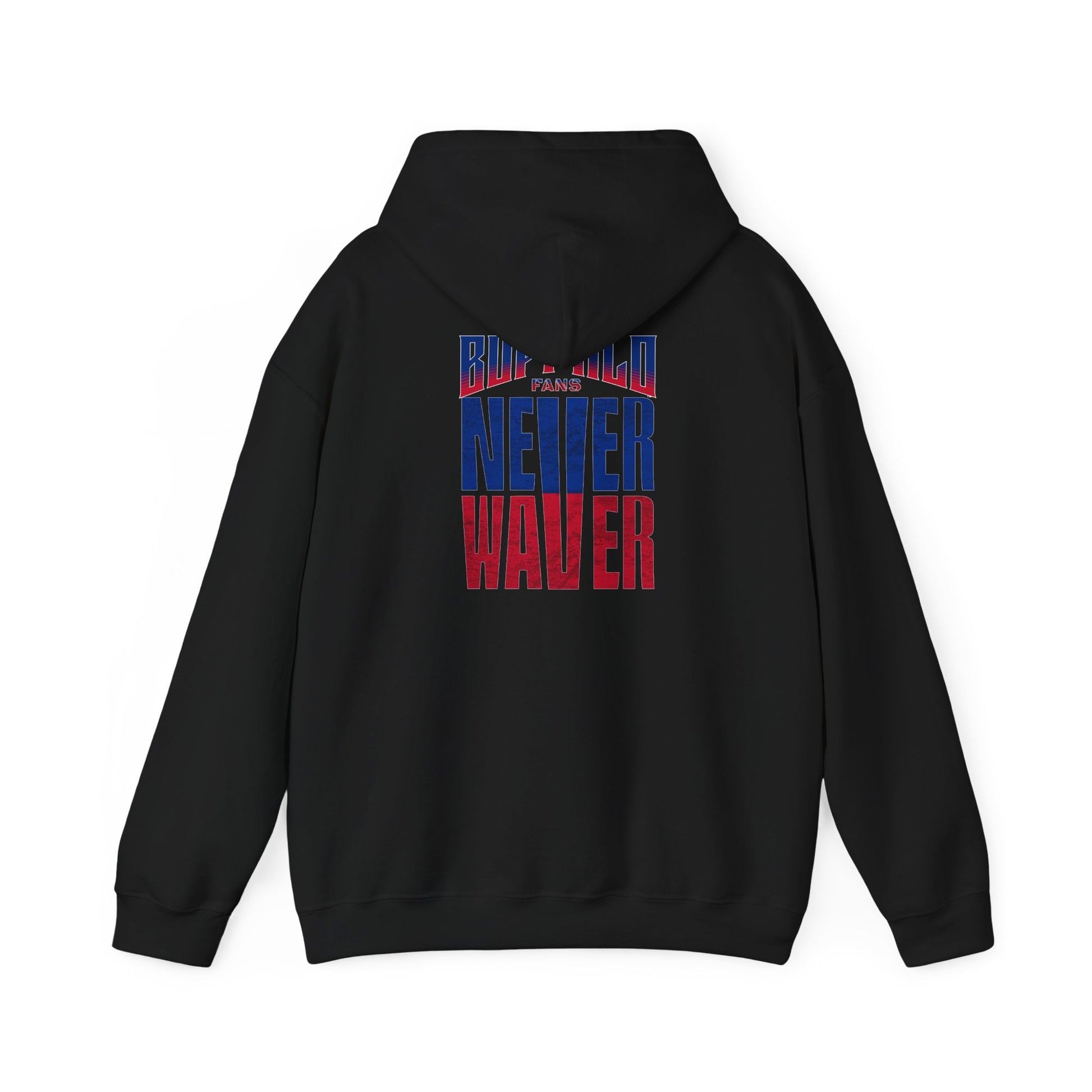 Unisex Heavy Blend™ Hooded Sweatshirt - Buffalo Fans 'Never Waver' Hoodie - Never Waver