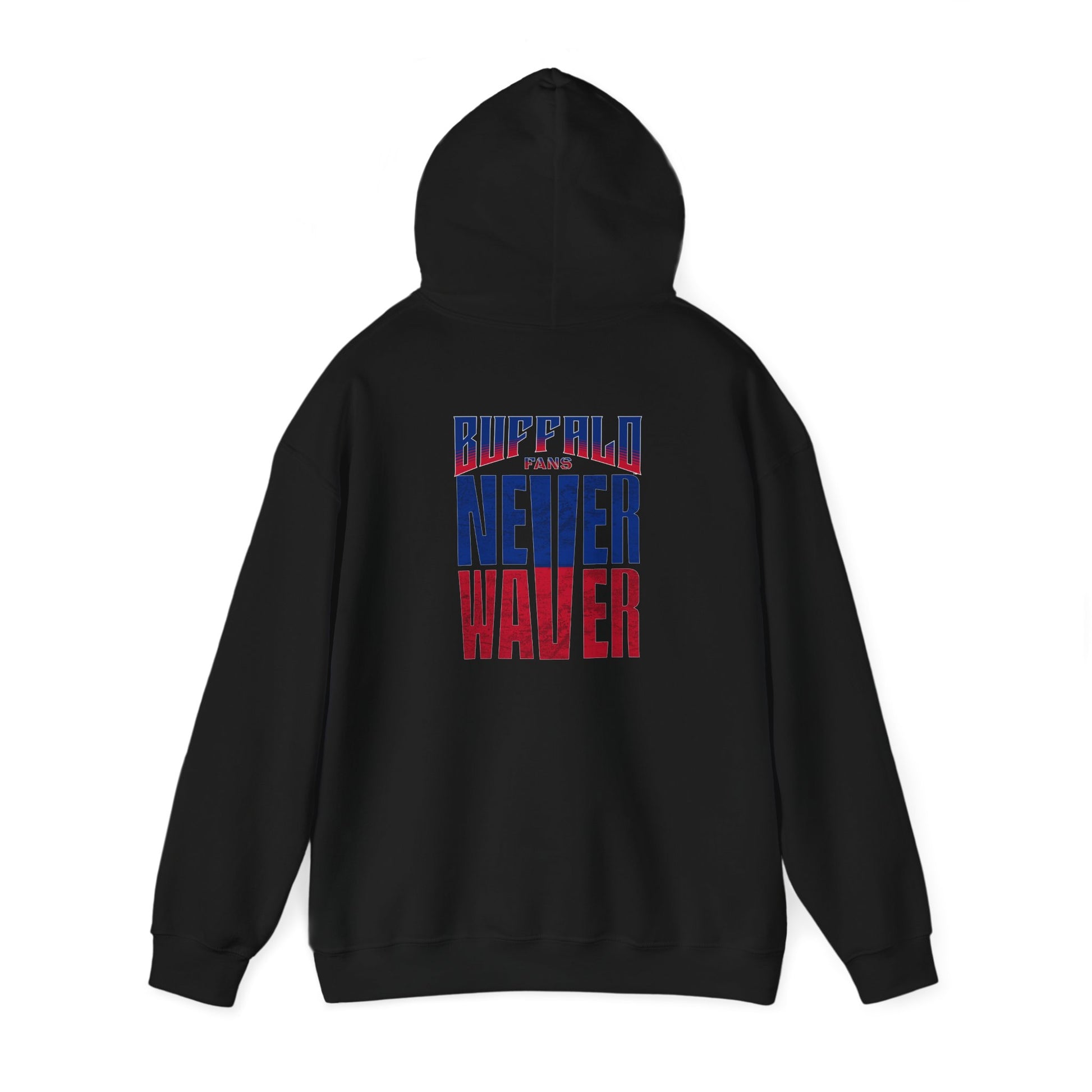 Unisex Heavy Blend™ Hooded Sweatshirt - Buffalo Fans 'Never Waver' Hoodie - Never Waver