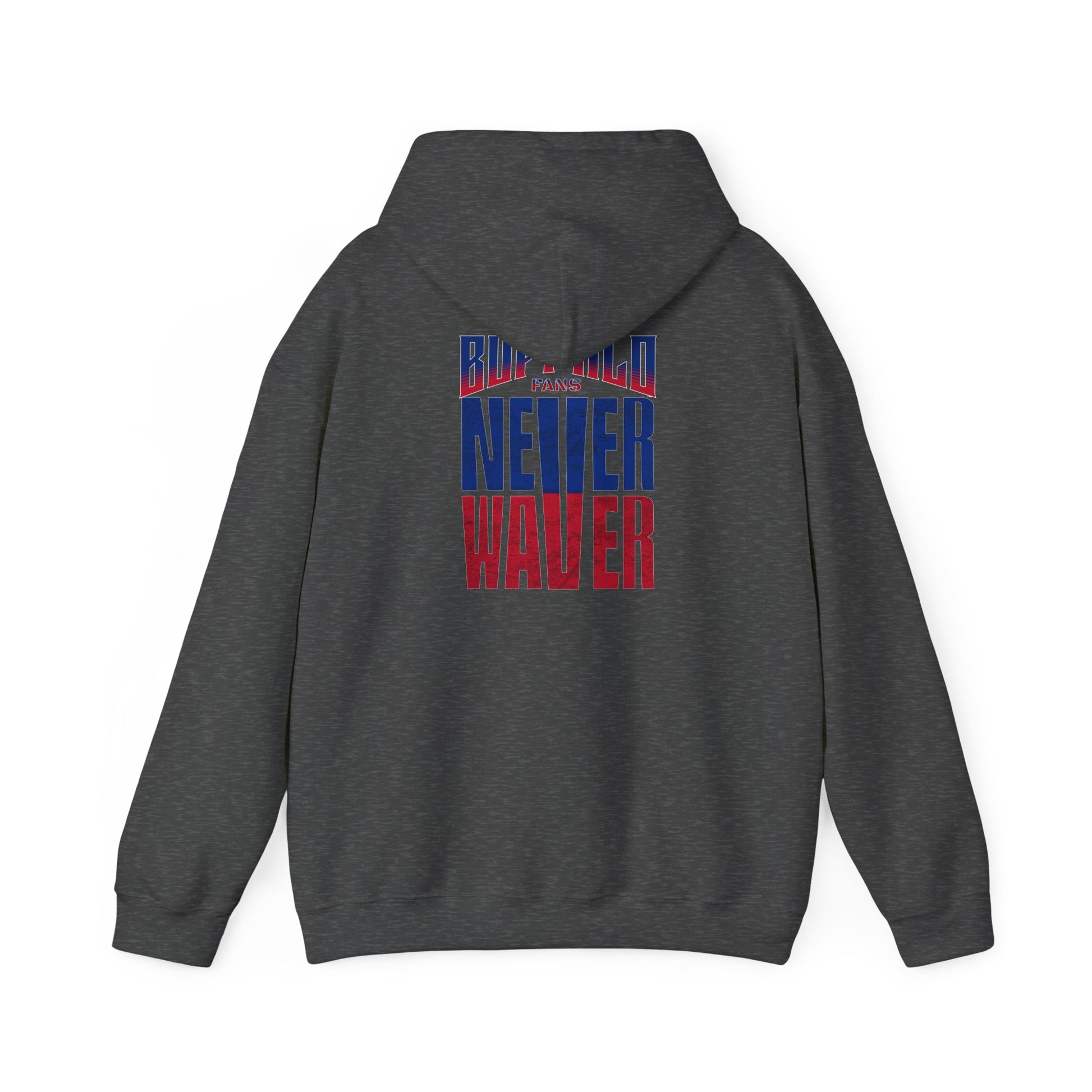 Unisex Heavy Blend™ Hooded Sweatshirt - Buffalo Fans 'Never Waver' Hoodie - Never Waver