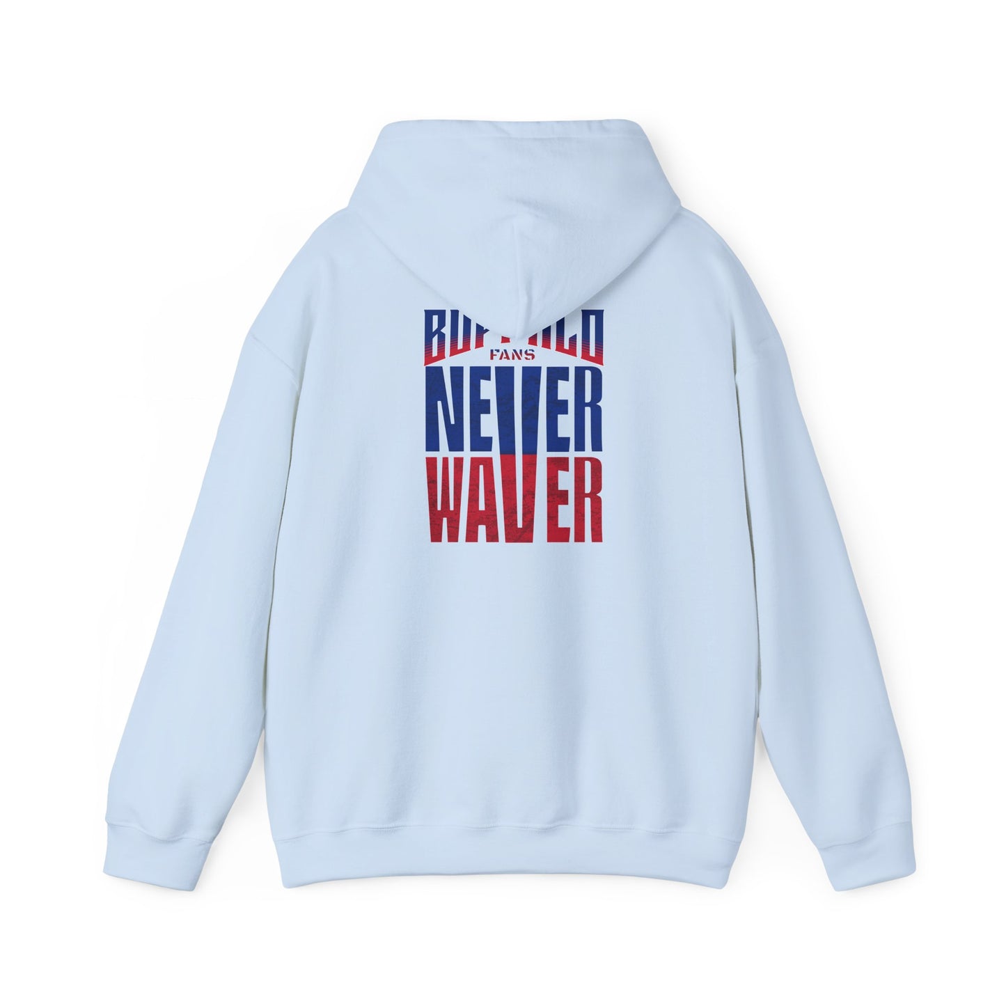 Unisex Heavy Blend™ Hooded Sweatshirt - Buffalo Fans 'Never Waver' Hoodie - Never Waver