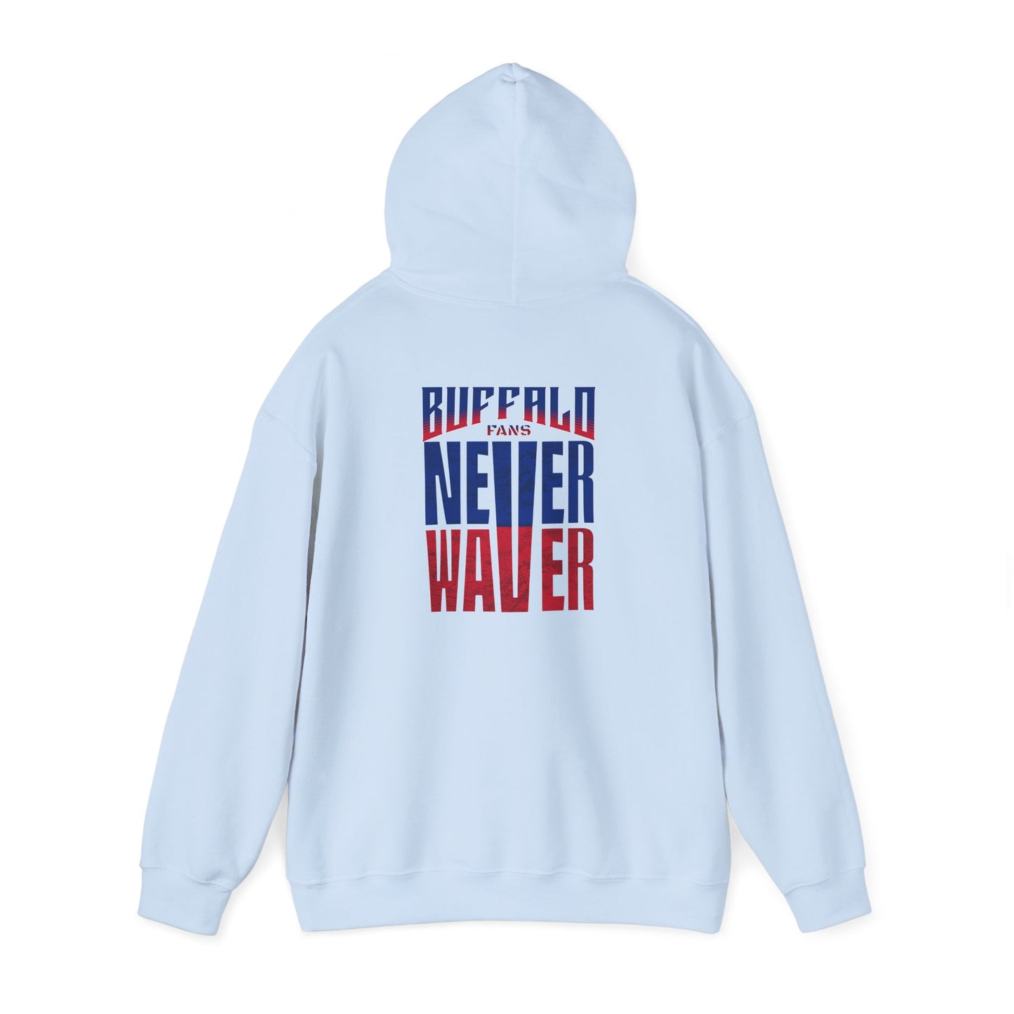 Unisex Heavy Blend™ Hooded Sweatshirt - Buffalo Fans 'Never Waver' Hoodie - Never Waver
