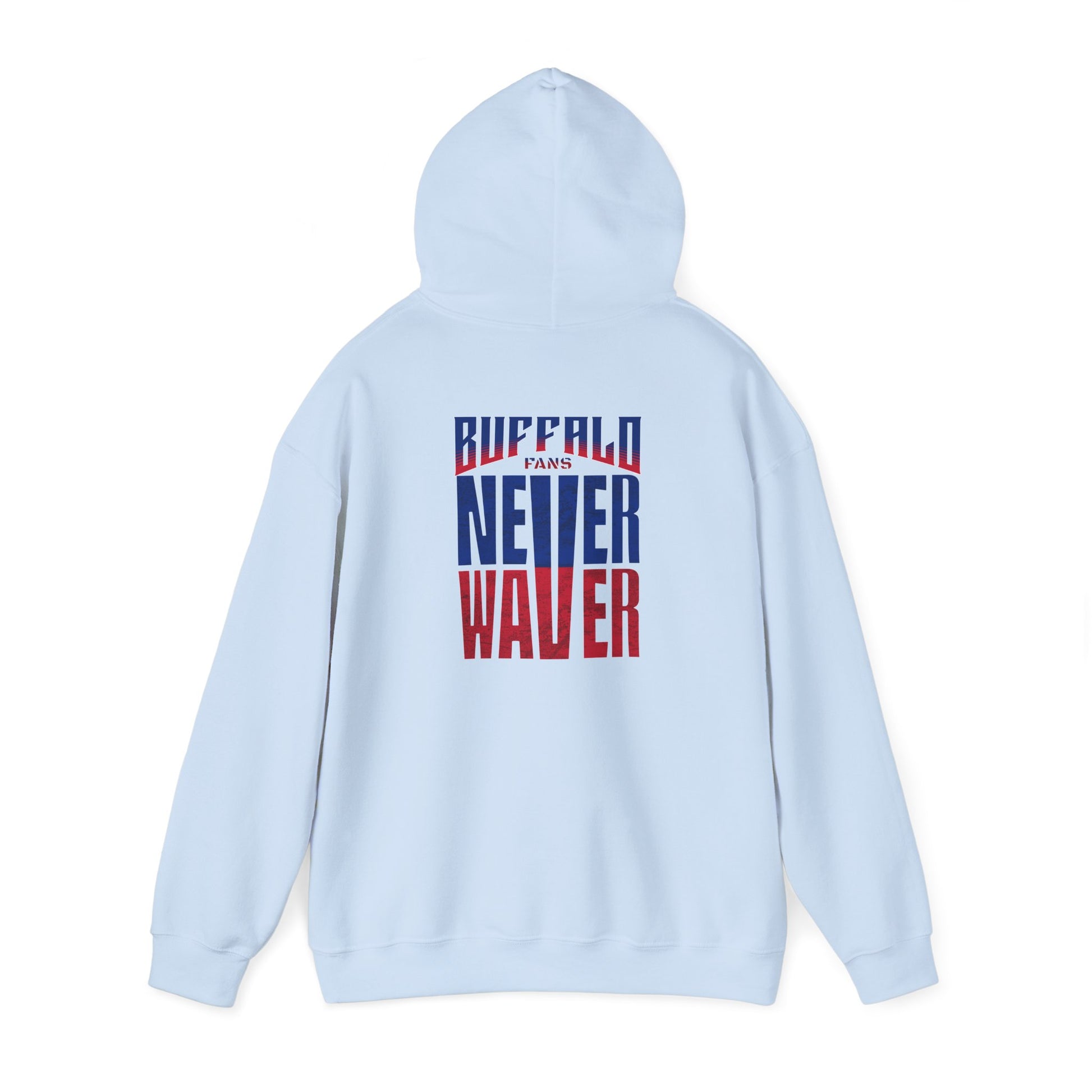 Unisex Heavy Blend™ Hooded Sweatshirt - Buffalo Fans 'Never Waver' Hoodie - Never Waver