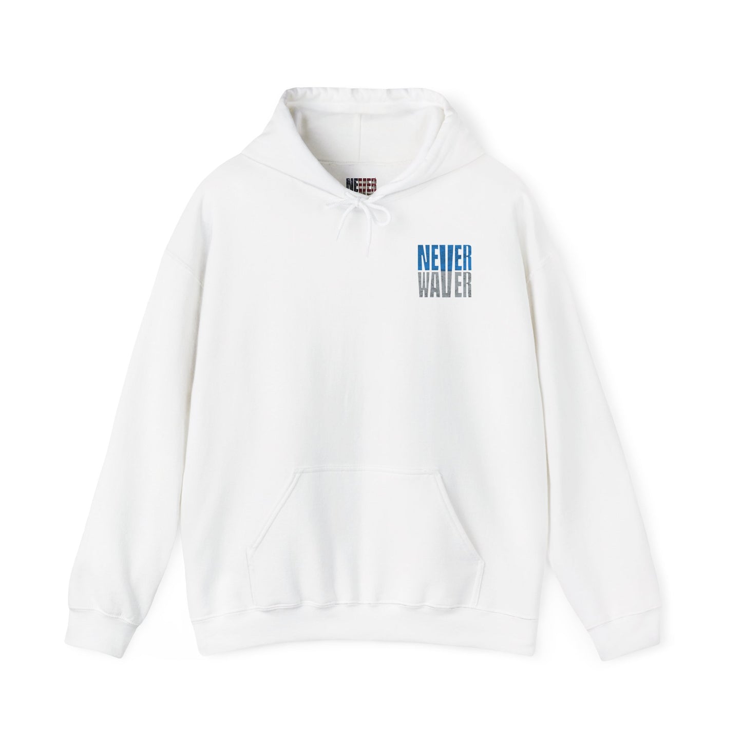 Unisex Heavy Blend™ Hooded Sweatshirt - 'Detroit Fans Never Waver' Inspirational Hoodie for Fans - Never Waver