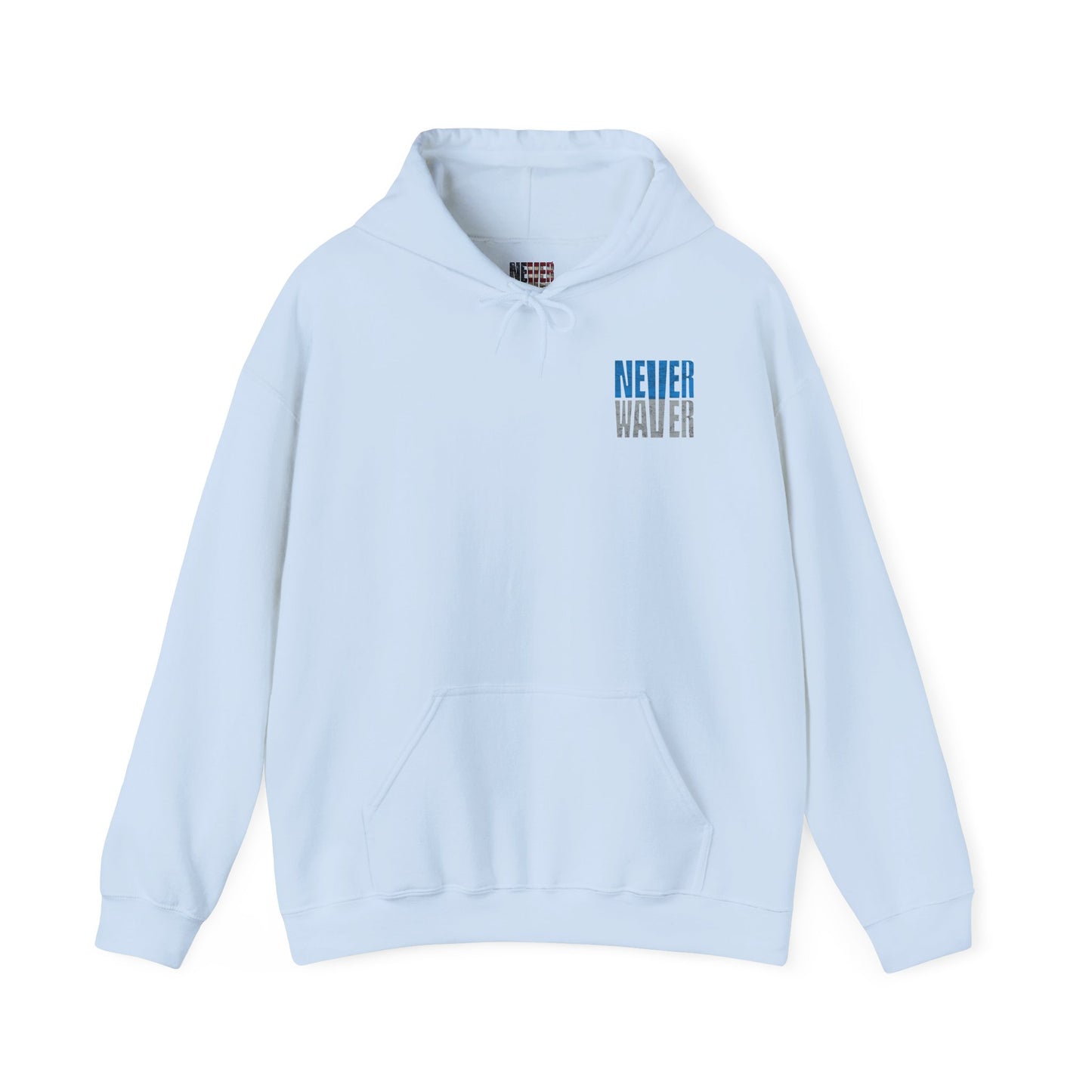 Unisex Heavy Blend™ Hooded Sweatshirt - 'Detroit Fans Never Waver' Inspirational Hoodie for Fans - Never Waver