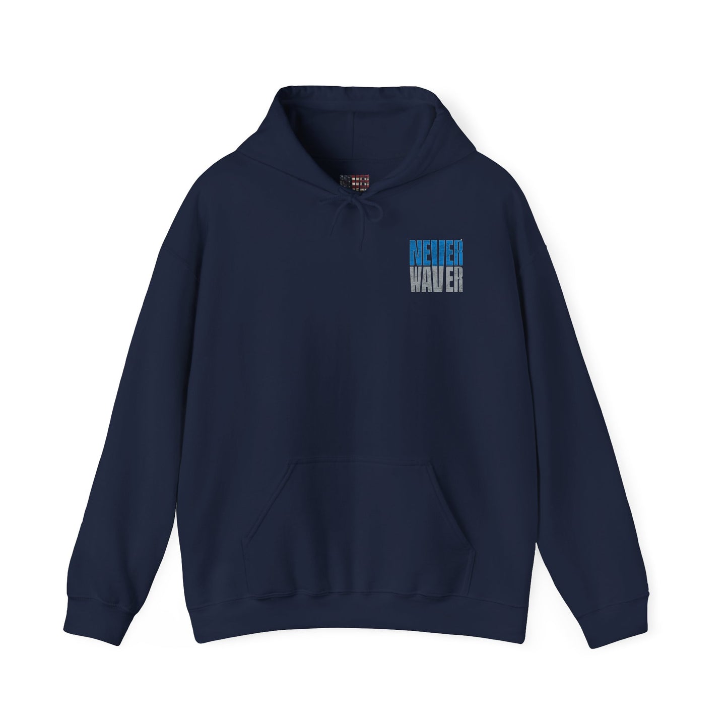 Unisex Heavy Blend™ Hooded Sweatshirt - 'Detroit Fans Never Waver' Inspirational Hoodie for Fans - Never Waver