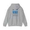 Unisex Heavy Blend™ Hooded Sweatshirt - 'Detroit Fans Never Waver' Inspirational Hoodie for Fans - Never Waver