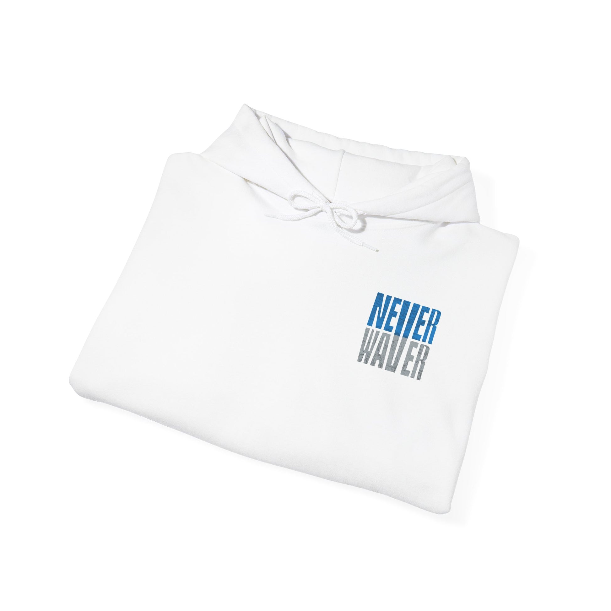 Unisex Heavy Blend™ Hooded Sweatshirt - 'Detroit Fans Never Waver' Inspirational Hoodie for Fans - Never Waver