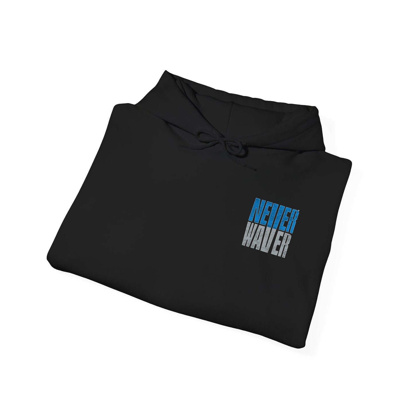 Unisex Heavy Blend™ Hooded Sweatshirt - 'Detroit Fans Never Waver' Inspirational Hoodie for Fans - Never Waver