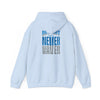 Unisex Heavy Blend™ Hooded Sweatshirt - 'Detroit Fans Never Waver' Inspirational Hoodie for Fans - Never Waver