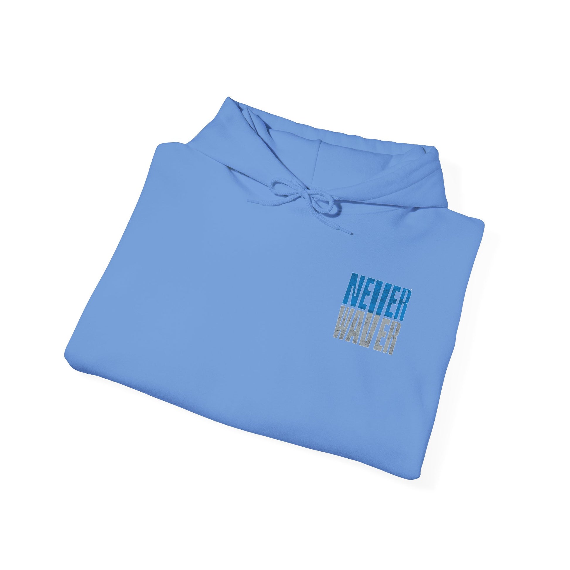 Unisex Heavy Blend™ Hooded Sweatshirt - 'Detroit Fans Never Waver' Inspirational Hoodie for Fans - Never Waver