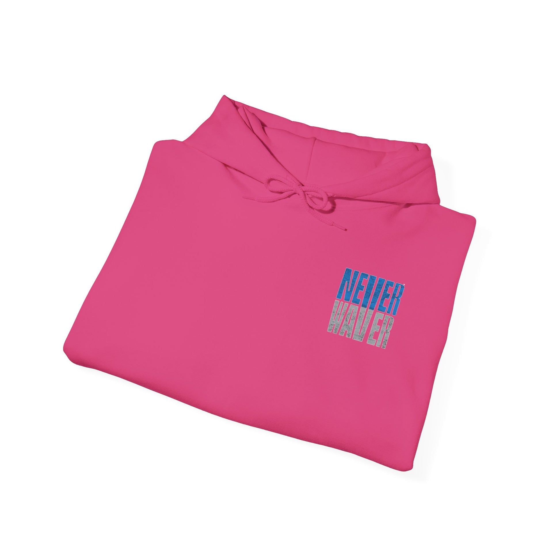 Unisex Heavy Blend™ Hooded Sweatshirt - 'Detroit Fans Never Waver' Inspirational Hoodie for Fans - Never Waver