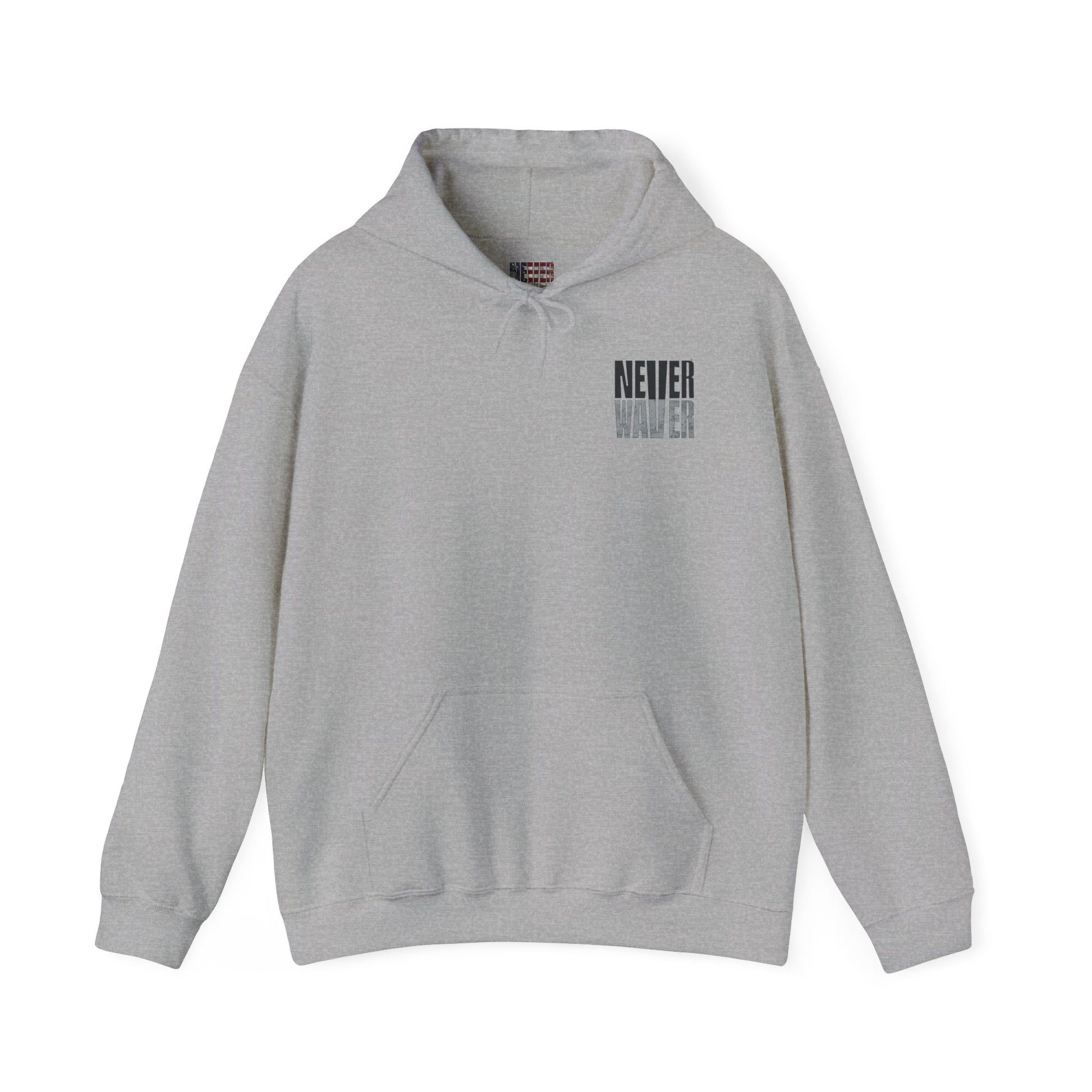 Unisex Heavy Blend™ Hooded Sweatshirt - Las Vegas Fans Never Waver Design, Perfect for Sports Fans - Never Waver