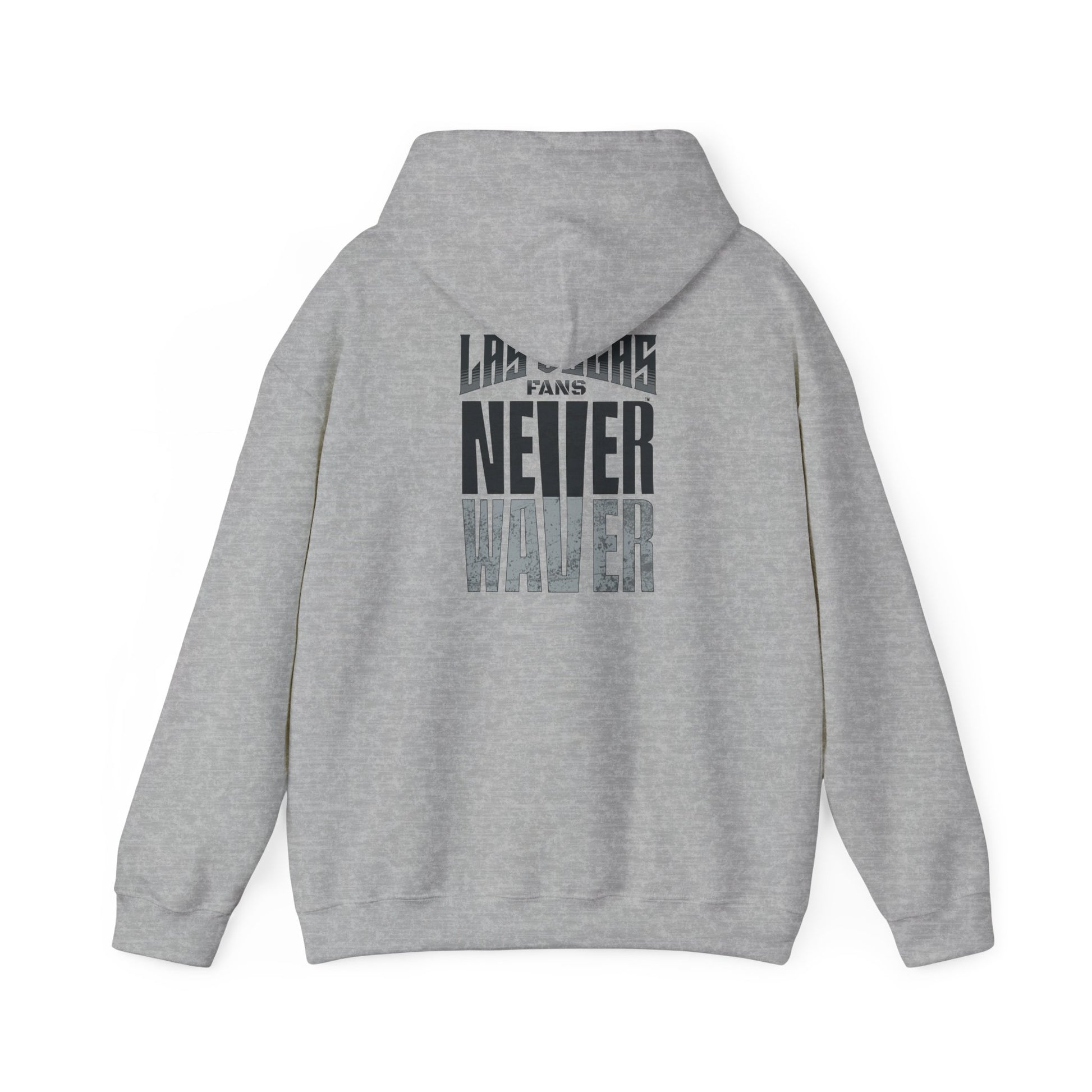 Unisex Heavy Blend™ Hooded Sweatshirt - Las Vegas Fans Never Waver Design, Perfect for Sports Fans - Never Waver