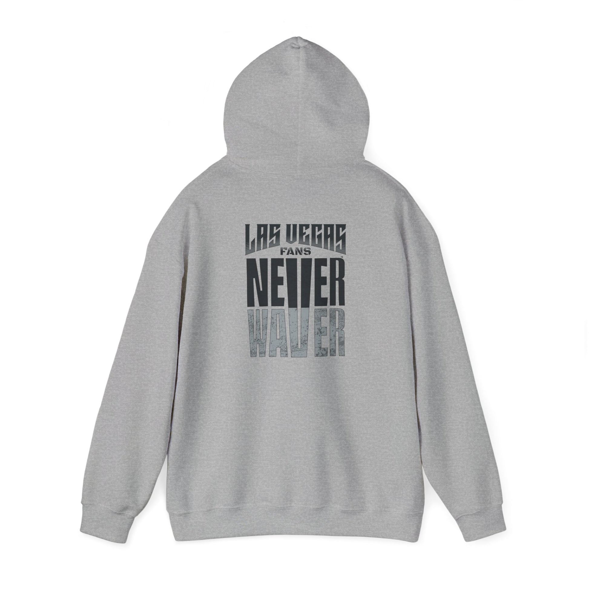 Unisex Heavy Blend™ Hooded Sweatshirt - Las Vegas Fans Never Waver Design, Perfect for Sports Fans - Never Waver