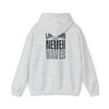 Unisex Heavy Blend™ Hooded Sweatshirt - Las Vegas Fans Never Waver Design, Perfect for Sports Fans - Never Waver