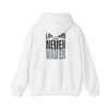 Unisex Heavy Blend™ Hooded Sweatshirt - Las Vegas Fans Never Waver Design, Perfect for Sports Fans - Never Waver