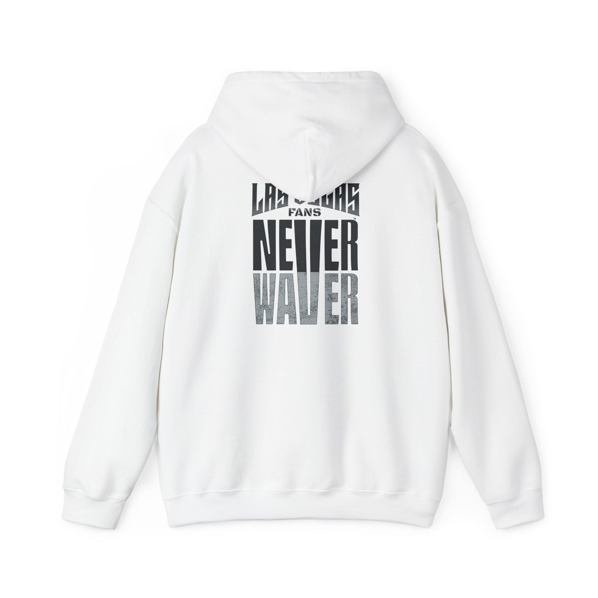 Unisex Heavy Blend™ Hooded Sweatshirt - Las Vegas Fans Never Waver Design, Perfect for Sports Fans - Never Waver