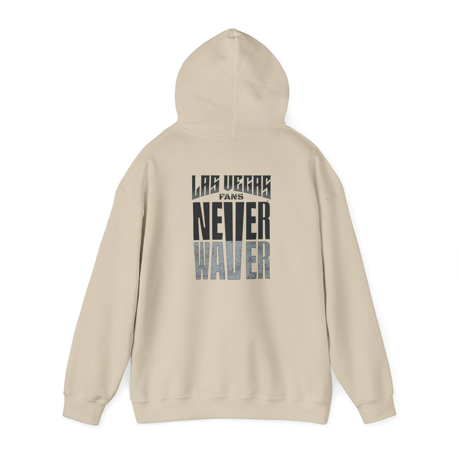 Unisex Heavy Blend™ Hooded Sweatshirt - Las Vegas Fans Never Waver Design, Perfect for Sports Fans - Never Waver