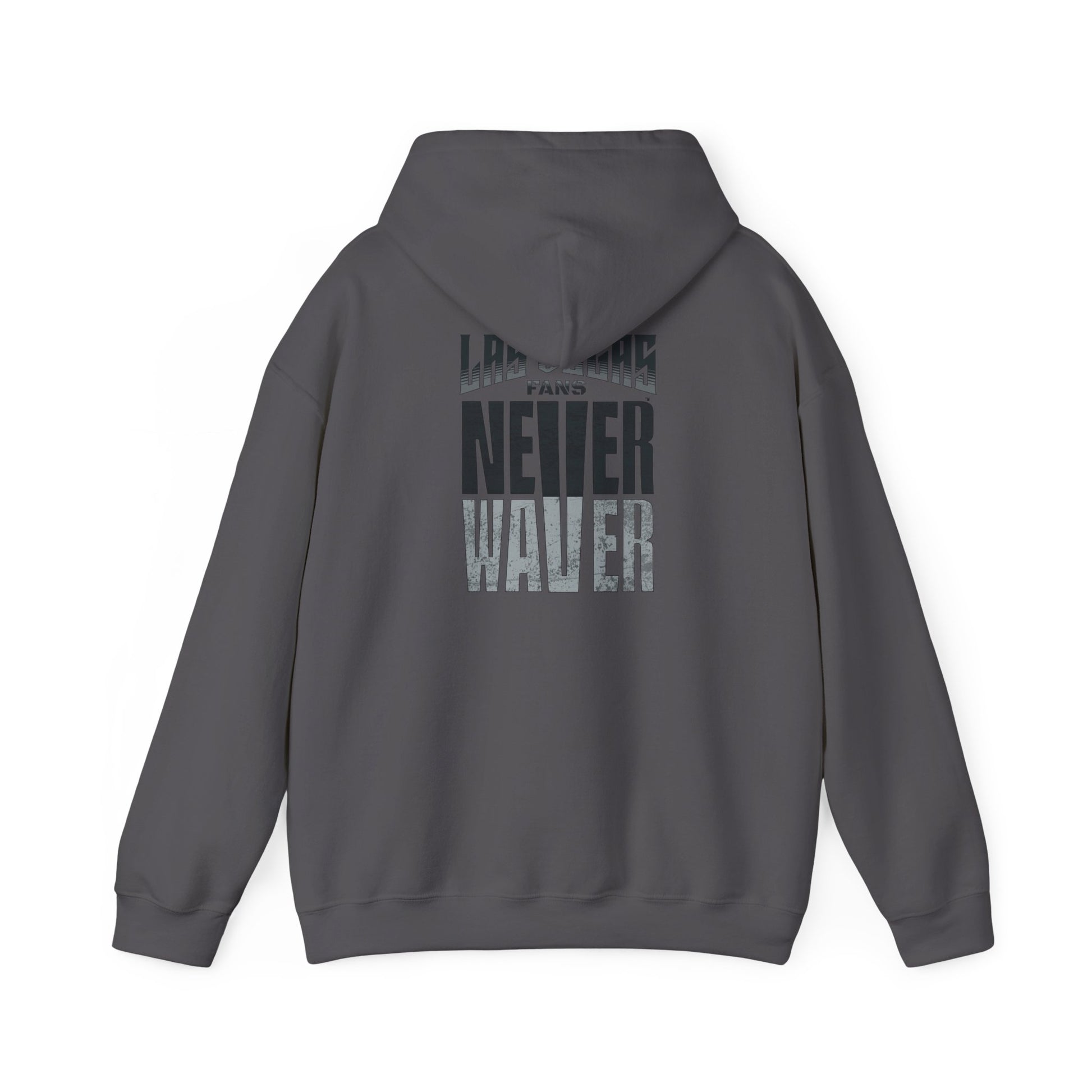 Unisex Heavy Blend™ Hooded Sweatshirt - Las Vegas Fans Never Waver Design, Perfect for Sports Fans - Never Waver
