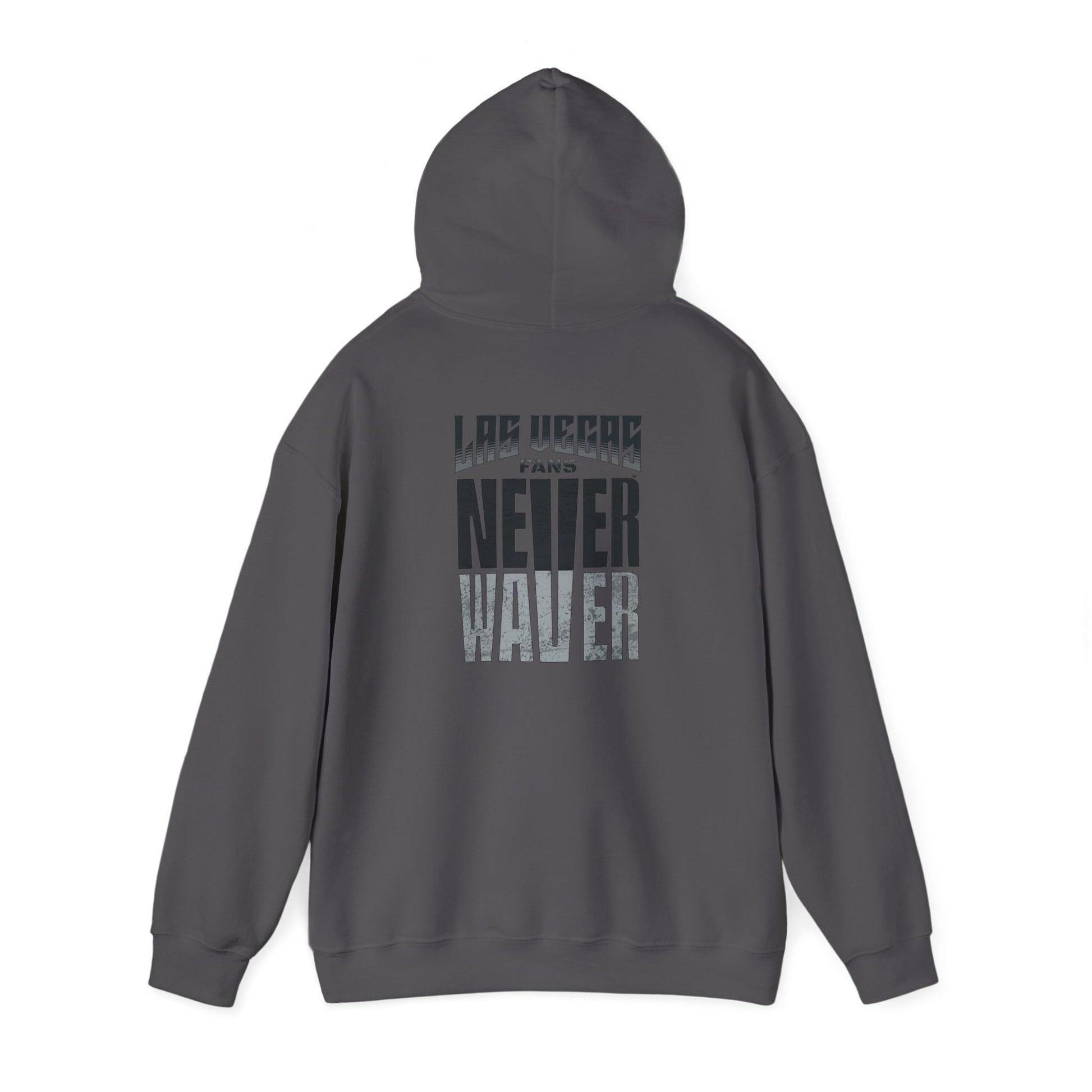 Unisex Heavy Blend™ Hooded Sweatshirt - Las Vegas Fans Never Waver Design, Perfect for Sports Fans - Never Waver