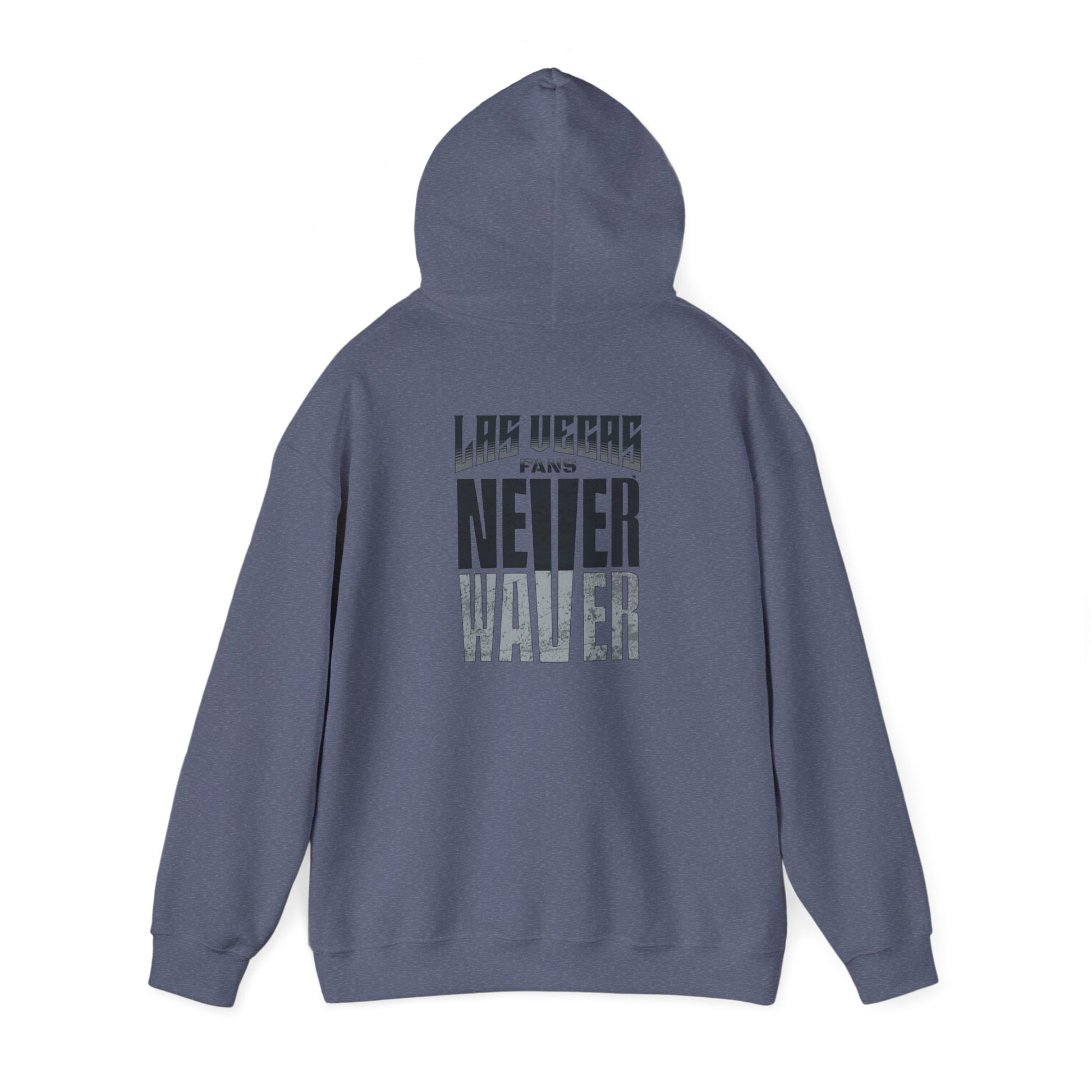 Unisex Heavy Blend™ Hooded Sweatshirt - Las Vegas Fans Never Waver Design, Perfect for Sports Fans - Never Waver