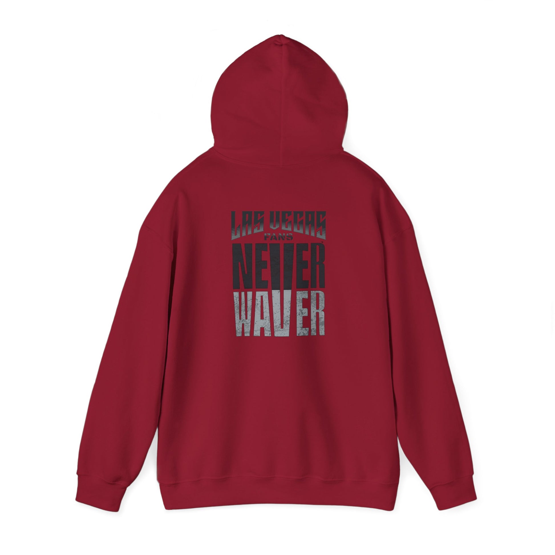 Unisex Heavy Blend™ Hooded Sweatshirt - Las Vegas Fans Never Waver Design, Perfect for Sports Fans - Never Waver